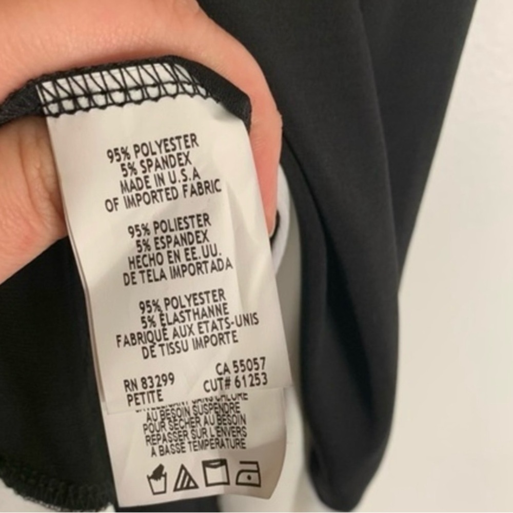Black Sleeveless A-Line Cocktail Dress, Size 8 - Picture 5 of 6
